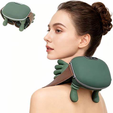 Masajeador de cuello con calor para uso manual